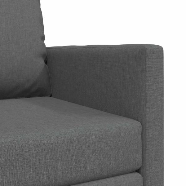 Klappsofa Bett Dunkelgrau 74 x 77 x 81 cm Stoff
