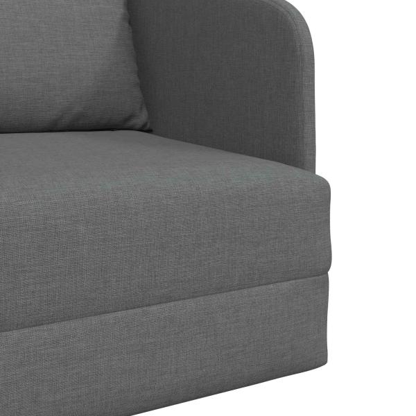 Klappsofa Bett Dunkelgrau 65 x 80 x 83 cm Stoff