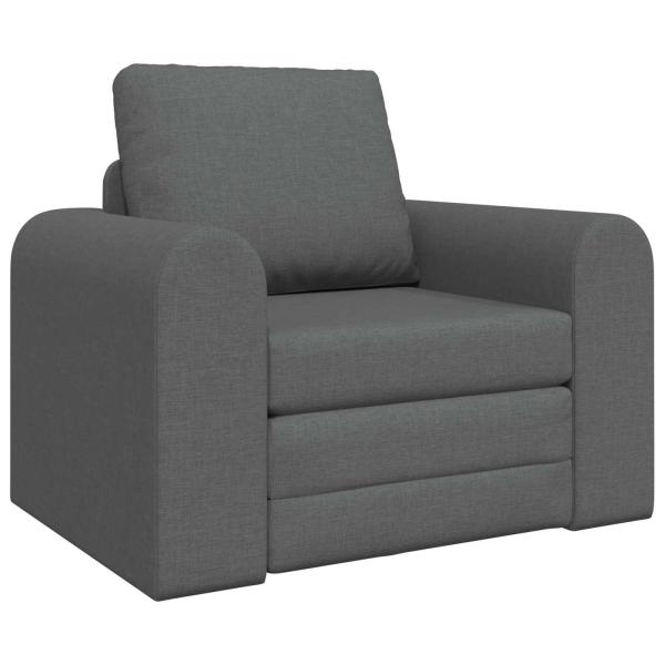 Klappsofa Bett Dunkelgrau 98 x 71 x 83 cm Stoff