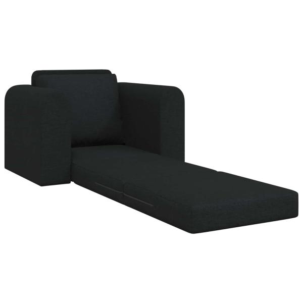 Klappsofa Bett Schwarz 98 x 71 x 83 cm Stoff