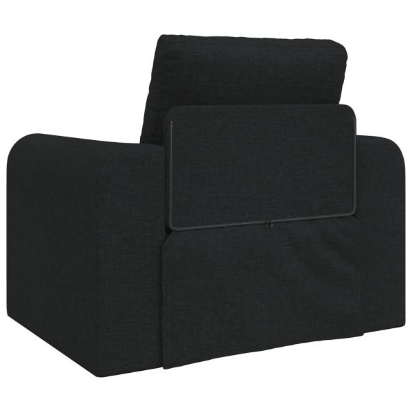 Klappsofa Bett Schwarz 98 x 71 x 83 cm Stoff