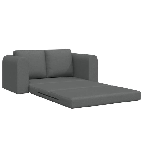 Klappsofa Bett Dunkelgrau 148 x 71 x 83 cm Stoff