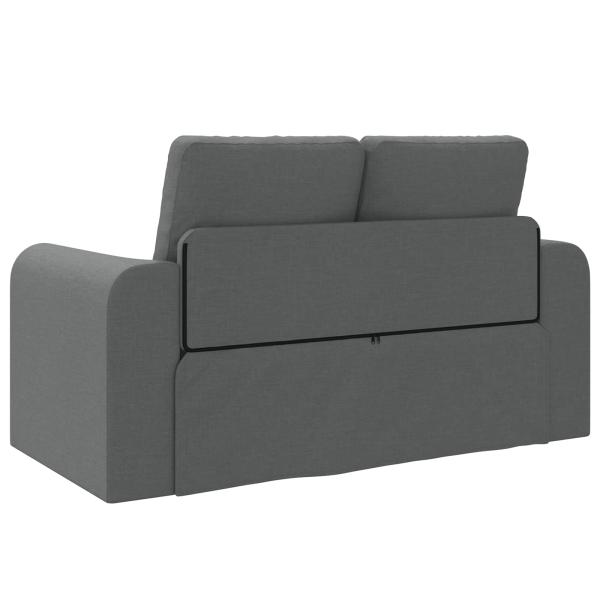 Klappsofa Bett Dunkelgrau 148 x 71 x 83 cm Stoff