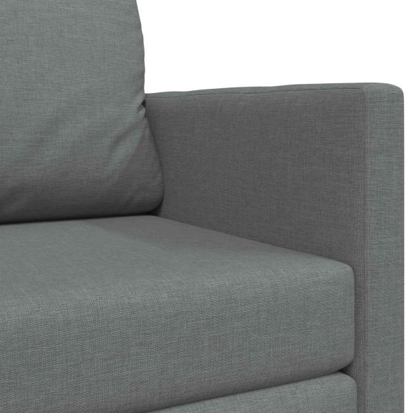 Klappsofa Bett Dunkelgrau 124 x 71 x 78 cm Stoff