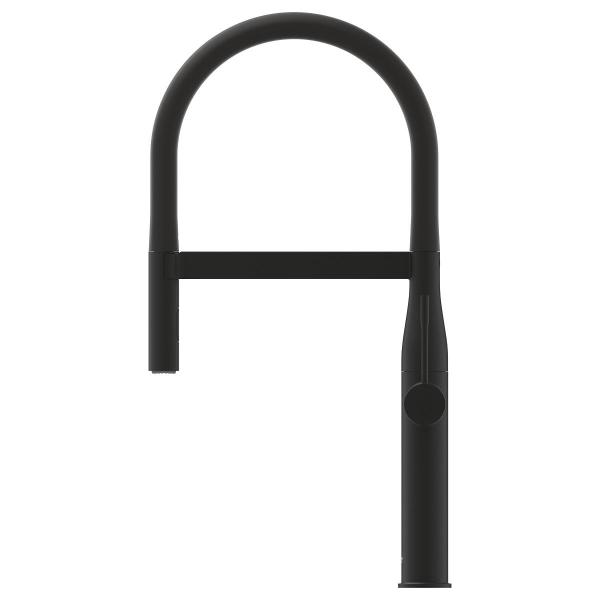 GROHE Essence Einhand-Spültischbatterie, mit Profibrause, phantom black (30503KF0)