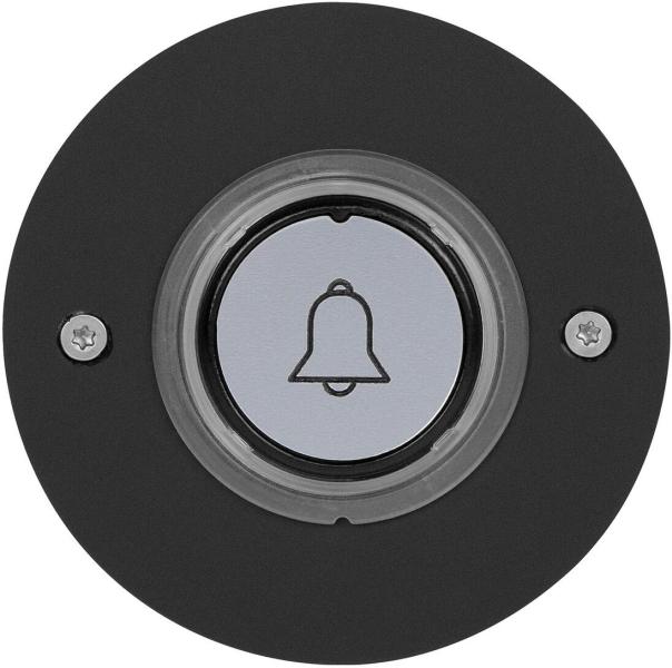 ARDEBO.de Grothe Funksender AP/UP rund, schwarz (MISTRAL SE07 R AP/UP SW)