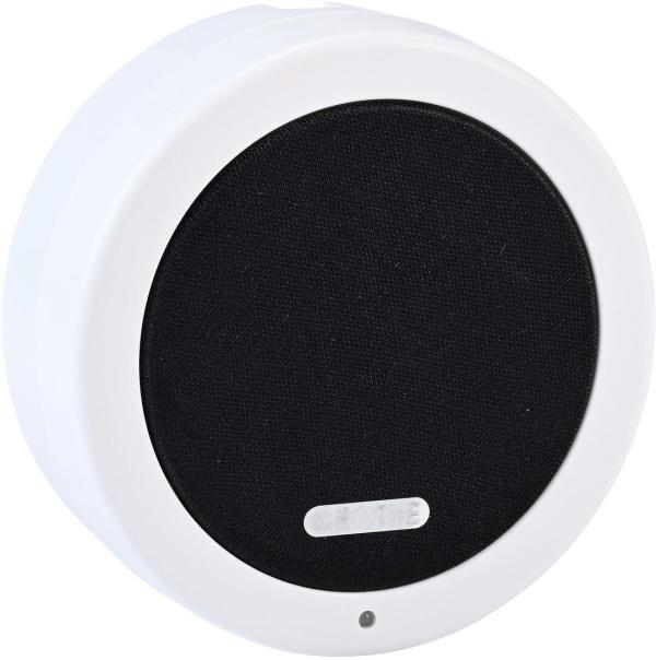 ARDEBO.de Grothe Funkgong Serie CALIMA Quarzstabile Reichweite bis zu 500 m im Frequenzbereich 868,35 MHz zur Montage an der Wand, weiß (CALIMA 100E)