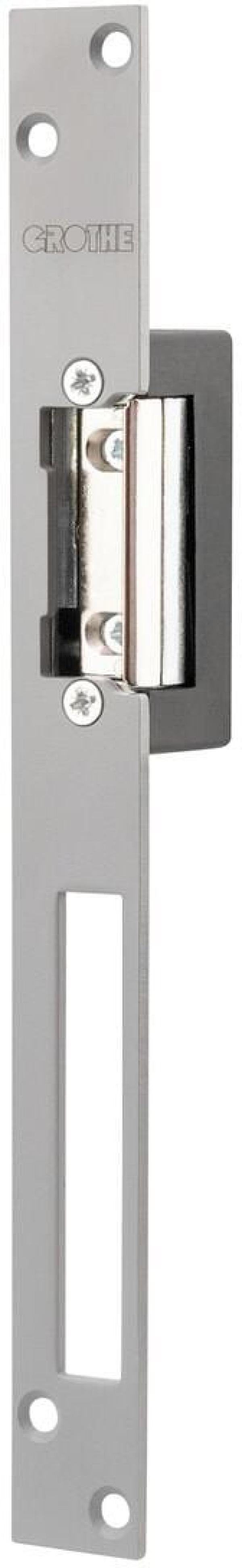 ARDEBO.de Grothe Standard Türöffner DIN Links mit verstellbarer Falle und Entriegelung, 10-24V AV/DC (TO 2053)