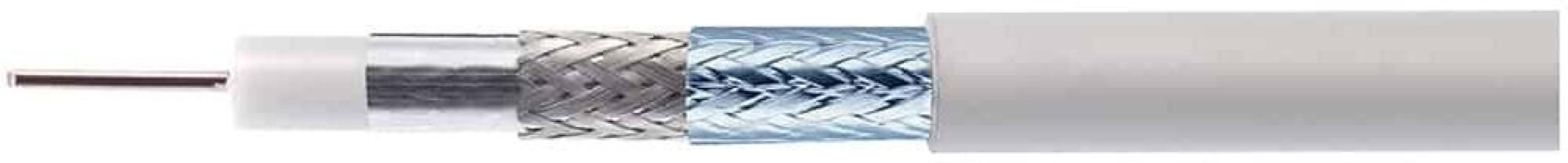 ARDEBO.de Kathrein LCD 111 A+ light Koaxialkabel für Innen, Eca, Einwegtrommel, weiß (215500021) 500m