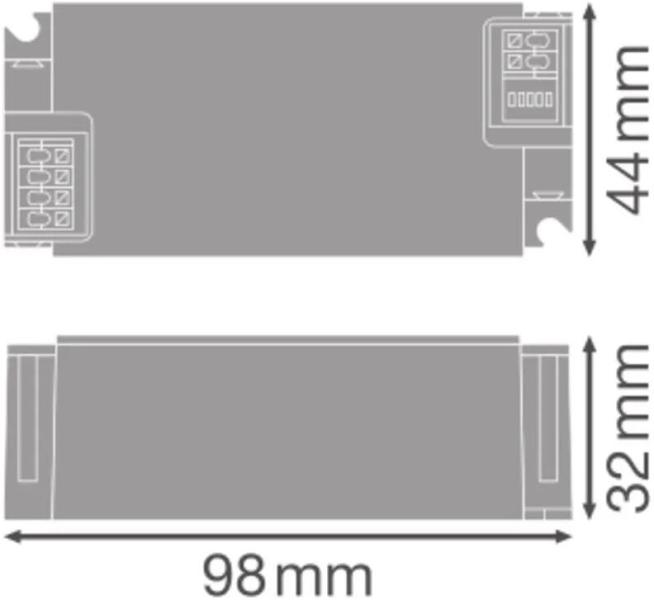 LEDVANCE LED-Treiber, DR DALI-P-44/220-240/1050, 10X1LEDV, 30A, IP20 (4058075779723)