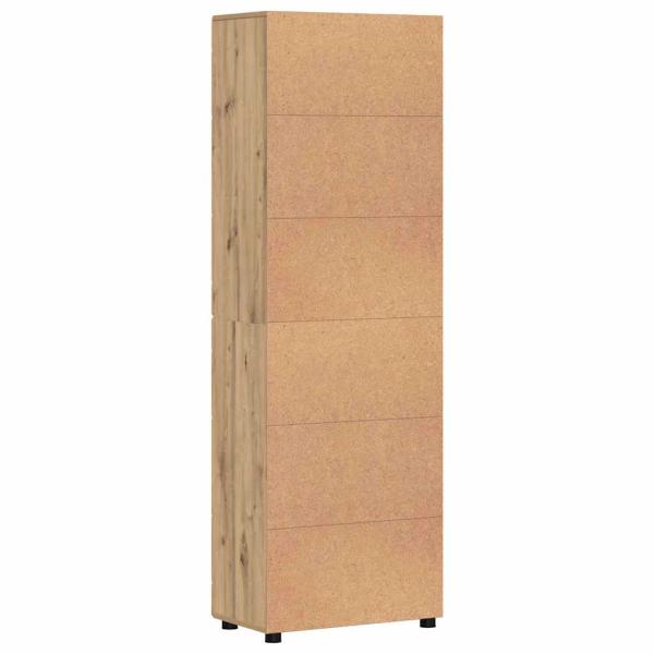 Highboard mit Tür Artisan-Eiche 60 x 35 x 182 cm Holzwerkstoff