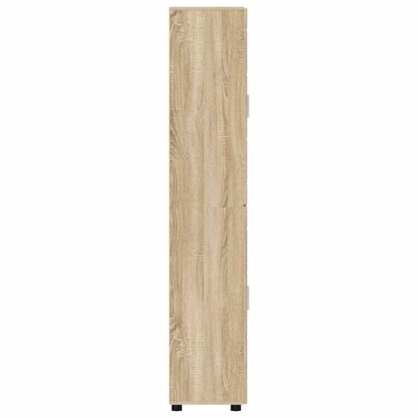 Highboard mit Regal Sonoma-Eiche 60 x 35 x 182 cm Holzwerkstoff