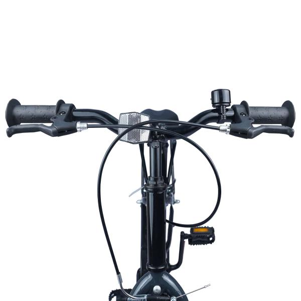 Kinderfahrrad 20 Zoll für 6-11 Jahre alt Schwarz