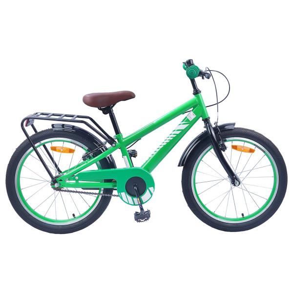 ARDEBO.de - Kinderfahrrad 20 Zoll für 6-11 Jahre alt Grün