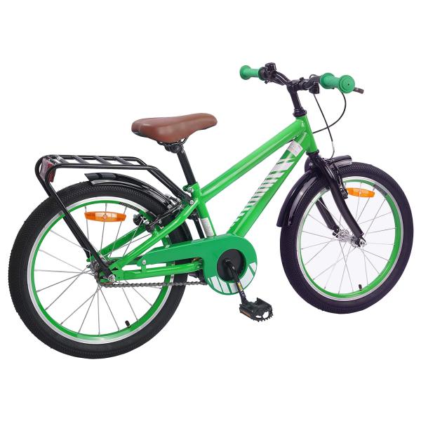 Kinderfahrrad 20 Zoll für 6-11 Jahre alt Grün