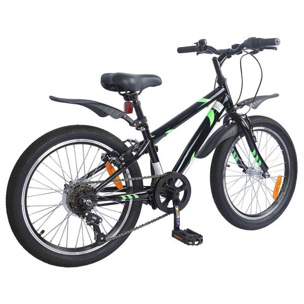 Kinderfahrrad 20 Zoll 6-Speed für 6-11 Jahre alt Schwarz