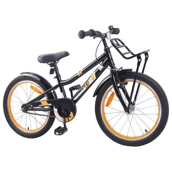 Kinderfahrrad 20 Zoll für 6-11 Jahre alt Orange Schwarz