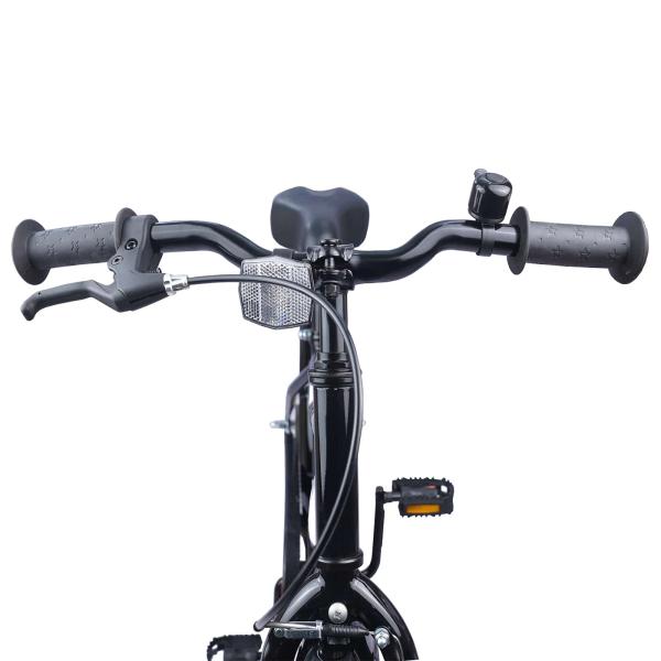 Kinderfahrrad 20 Zoll für 6-11 Jahre alt Schwarz