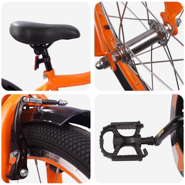 Kinderfahrrad 20 Zoll für 6-11 Jahre alt Orange