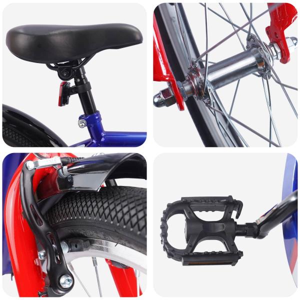 Kinderfahrrad 20 Zoll für 6-11 Jahre alt Dunkelblau