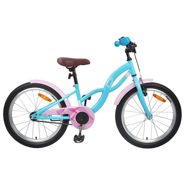 ARDEBO.de - Kinderfahrrad 20 Zoll für 6-11 Jahre alt Himmelblau