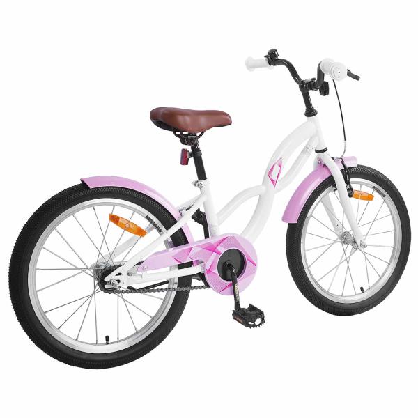 Kinderfahrrad 20 Zoll für 6-11 Jahre alt Weiß