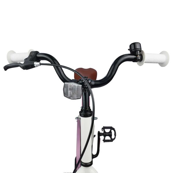 Kinderfahrrad 20 Zoll für 6-11 Jahre alt Weiß