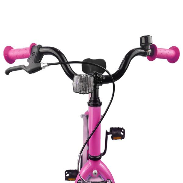 Kinderfahrrad 20 Zoll für 6-11 Jahre alt Dunkelrosa