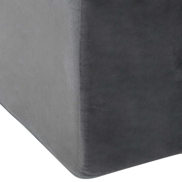 Beinkissen Grau 68 x 40 x 18 cm