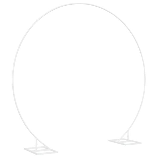 Hochzeitsbogen Weiß 220 x 45 x 200 cm Stahl