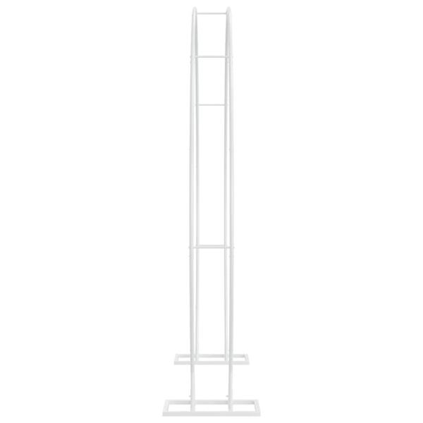 Hochzeitsbogen Weiß 220 x 45 x 200 cm Stahl