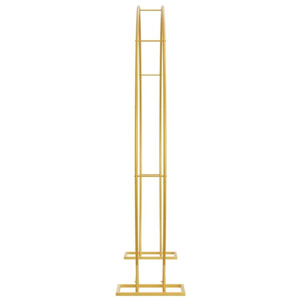 Hochzeitsbogen Gold 220 x 45 x 200 cm Stahl