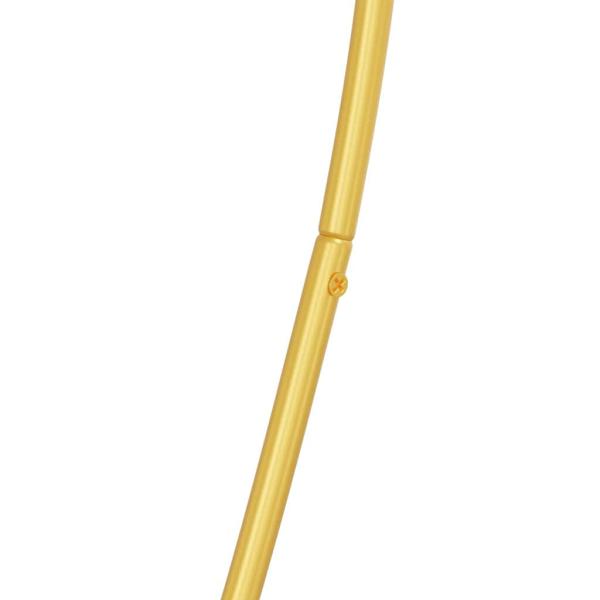 ARDEBO.de - Hochzeitsbogen Gold 195 x 35 x 211 cm Stahl