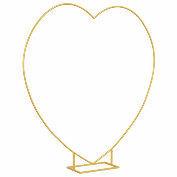 Hochzeitsbogen Gold 195 x 35 x 211 cm Stahl