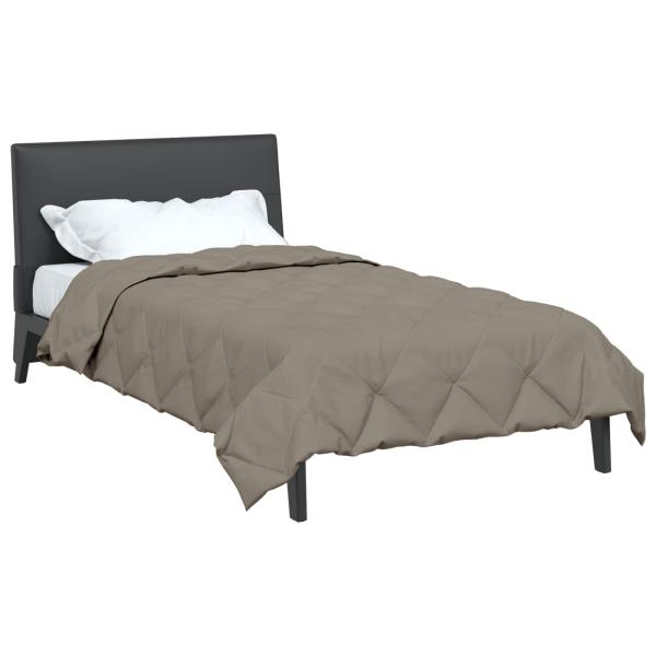 ARDEBO.de - Sommerdecke Hellgrau 220 x 135 cm Mikrofaser