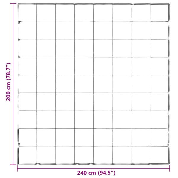 ARDEBO.de - Sommerdecke Gold 240 x 200 cm Satin und Mikrofaser