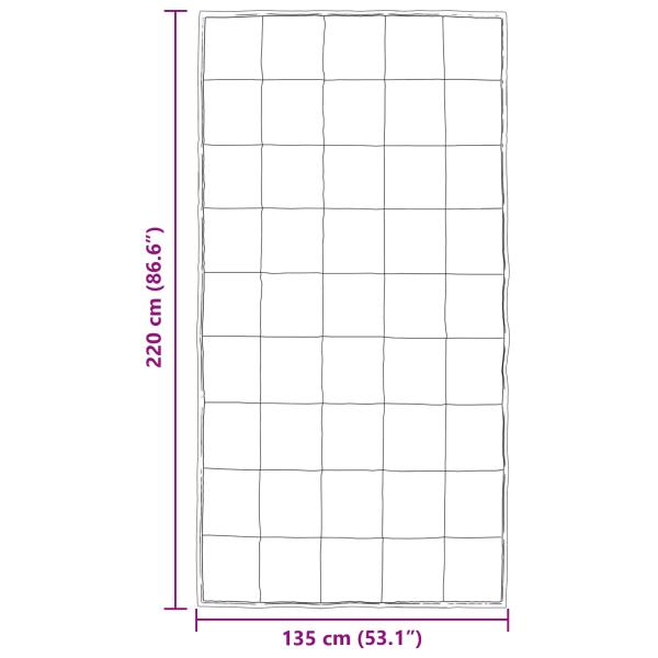 Sommerdecke Schwarz 220 x 135 cm Satin und Mikrofaser