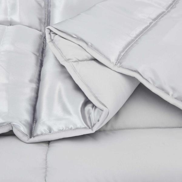 Winterbettdecke 140 x 200 cm 450 g/m² Silber