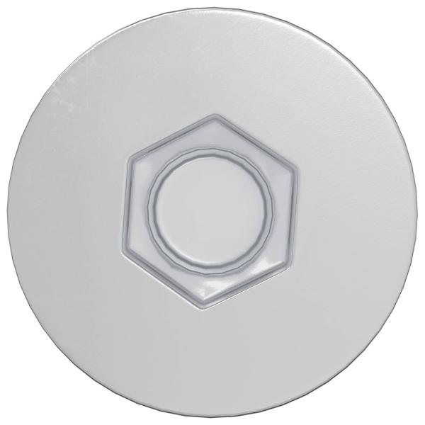 Confirmat-Schrauben 2500 pcs Silber Metall