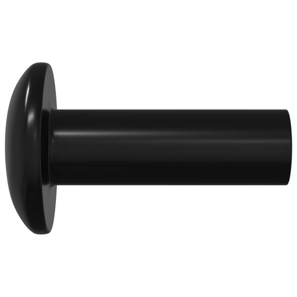 Hülsenmuttern 8451 pcs Schwarz Eisen