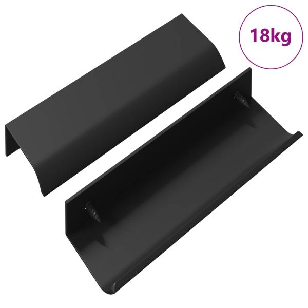 Griff 725 pcs Schwarz 120 x 39,6 x 17 mm Aluminium