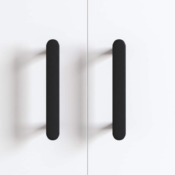 Schrankgriff 474 pcs Schwarz 121 x 16.6 x 28.3 mm Eisen