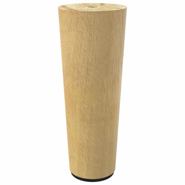 Möbelbeine 12 pcs Braun Ø 44 x 100 mm Massives Eukalyptus Holz