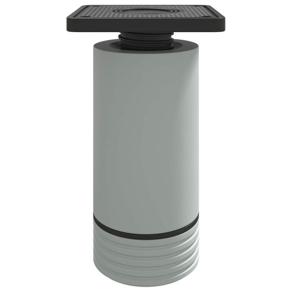 Möbelbeine Verstellbar 12 pcs Weiß 64 x 64 x 100 mm PP