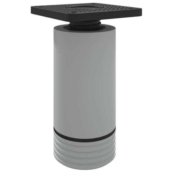 Möbelbeine Verstellbar 12 pcs Weiß 64 x 64 x 100 mm PP