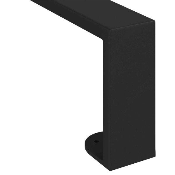 Möbelbeine 2 pcs Schwarz 31,1 x 4 x 10 mm Eisen