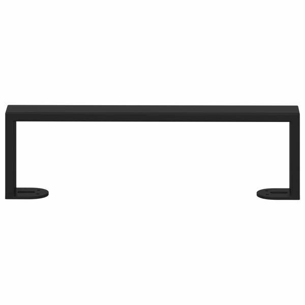 Möbelbeine 12 pcs Schwarz 34,1 x 4 x 10 mm Eisen