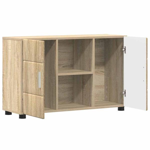 Sideboard Sonoma-Eiche 88,5 x 30,5 x 55,5 cm Holzwerkstoff