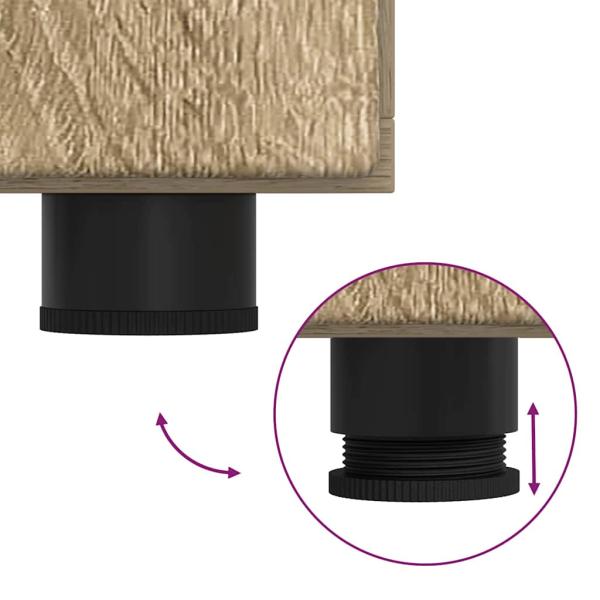 Sideboard Sonoma-Eiche 88,5 x 30,5 x 55,5 cm Holzwerkstoff