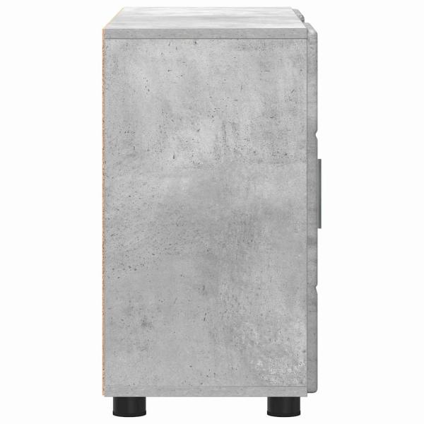 Sideboard Beton Grau 88,5 x 30,5 x 55,5 cm Holzwerkstoff